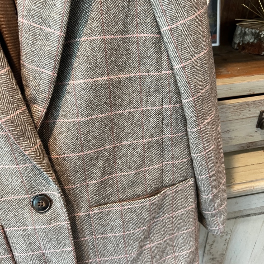 Madewell women’s Larsen blazer plaid jacket size XXS - Picture 6 of 12
